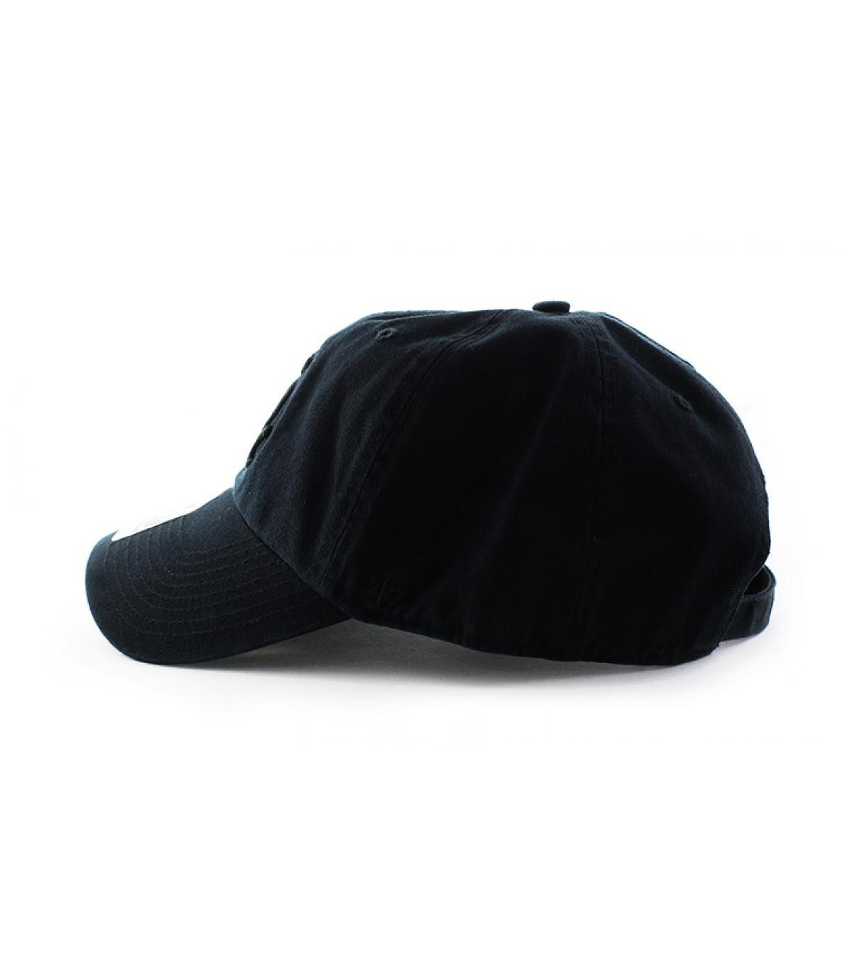 47 Brand curva de negro gorra Sox